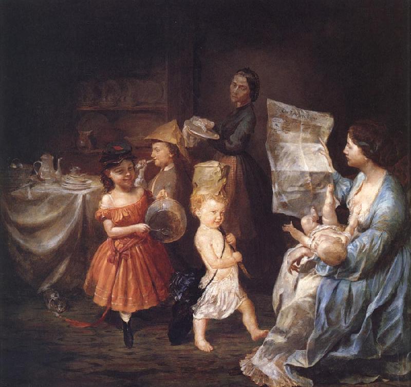 Lilly martin spencer War Spirit at Home oil painting image